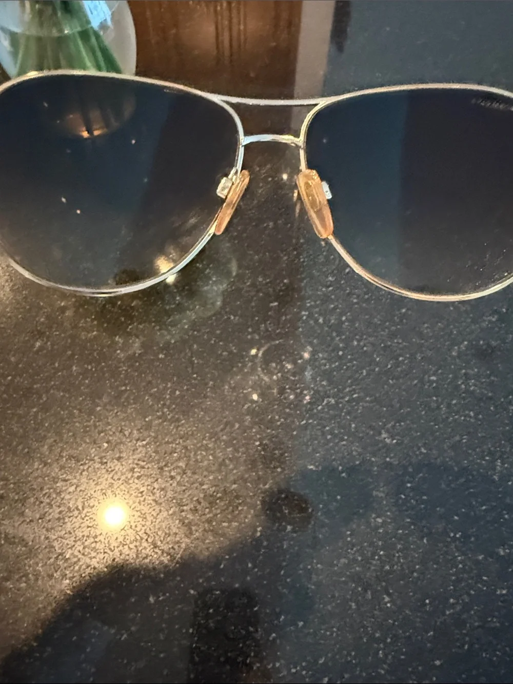 Burberry silver Frame Sunglasses with Dark Gradient Lenses